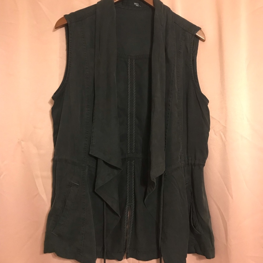 Grey oversized vest